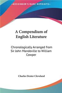 A Compendium of English Literature