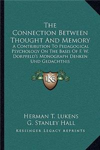 Connection Between Thought and Memory