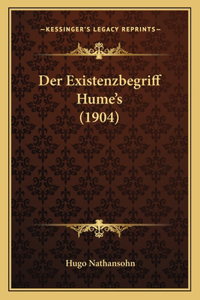 Existenzbegriff Hume's (1904)