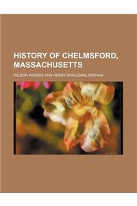 History of Chelmsford, Massachusetts