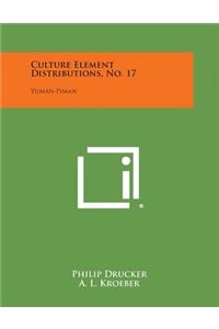 Culture Element Distributions, No. 17