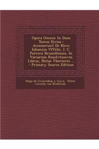 Opera Omnia