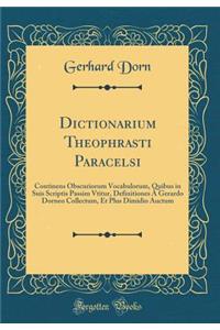 Dictionarium Theophrasti Paracelsi