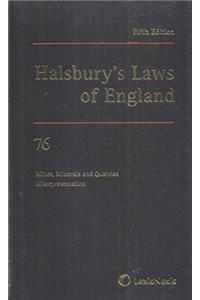 Halsburys Laws of England [Fifth edition] (Volume 76) [Year 2013] [Imported]- Mines, Minerals and Quarries Misrepresentation