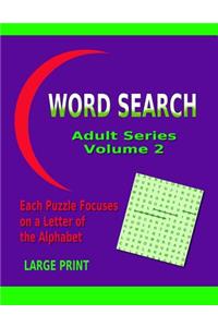 Word Search Adult Series Volume 2
