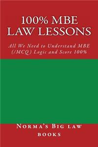 100% MBE law lessons