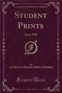 Student Prints