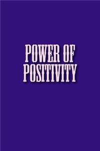 Power of Positivity: Blank Lined Journal - 6x9