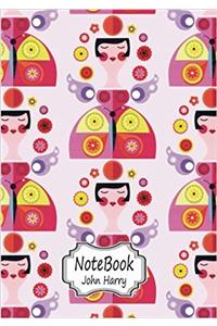 Woman Pattern: Notebook Journal Diary