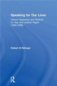 Speaking for Our Lives