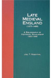 Late Medieval England Part Two Hb