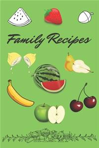 Family Recipes Book