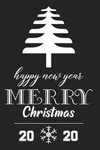 Happy New Year Merry Christmas 2020 Notebook