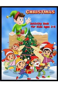 CHRISTMAS Activity Book for Kids Ages 2-6