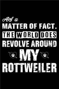 The World Does Revolve Around My Rottweiler