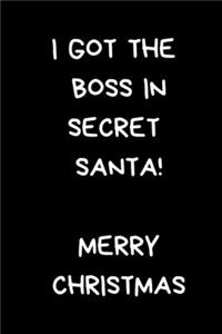 I Got The Boss In Secret Santa! Merry Christmas