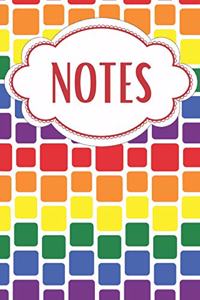 Rainbow Tile Graph Paper Notebook