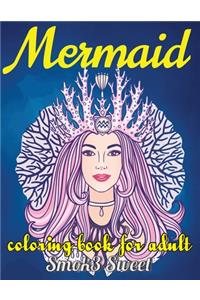Mermaid Coloring Book for Adult