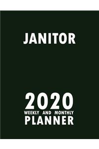 Janitor 2020 Weekly and Monthly Planner