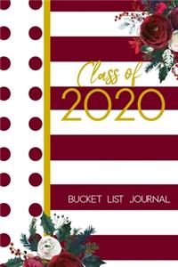 Class of 2020 Bucket List Journal