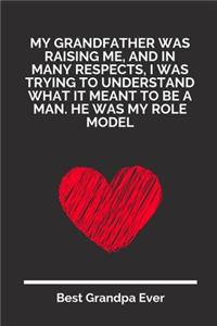 My Grandfather Was Raising Me, And In Many Respects, I Was Trying To Understand What It Meant To Be A Man. He Was My Role Model