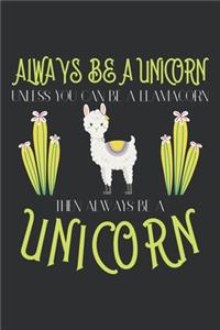Always be a unicorn unless you can be a llamacorn then Always be a unicorn