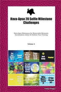 Hava-Apso 20 Selfie Milestone Challenges