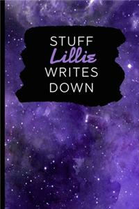 Stuff Lillie Writes Down