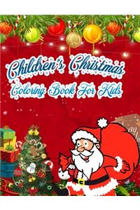 Children's Christmas Coloring Book For kids