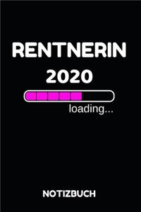 Rentnerin 2020 Loading Notizbuch
