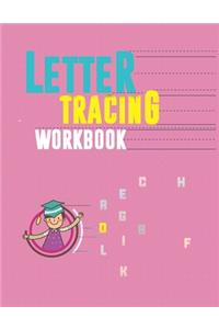 Letter Tracing Workbook. Kindergarten Workbook. Beginner to Tracing ABC Letters A-Z. Alphabet Handwriting Practice workbook for kids