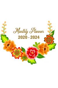 2020-2024 Five Years Monthly Calendar Planner