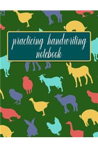 Practicing Handwriting Notebook