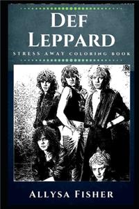 Def Leppard Stress Away Coloring Book