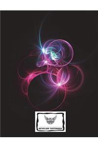 Unruled (Unlined) Blank Composition Notebook (8.5