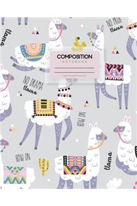 Quad ruled graph 4 square inch COMPOSITION NOTEBOOK