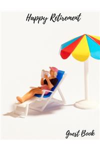 Happy Retirement Guest Book