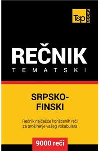 Srpsko-Finski Tematski Recnik - 9000 Korisnih Reci