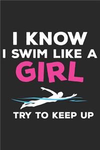 I Know I Swim Like a Girl Try to Keep Up