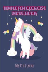 Unicorn Exercise Notebook