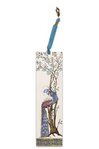 Illuminated Bookmark Esther Scroll-Peacock