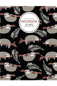 Sloths Notebook Journal