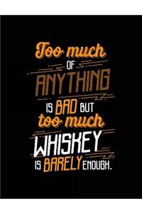 Too Much Of Anything Is Bad But Too Much Whiskey Is Barely Enough.