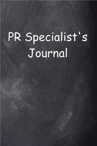 PR Specialist's Journal Chalkboard Design