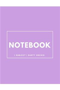 Notebook 1 Subject