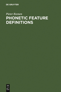 Phonetic Feature Definitions