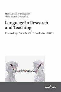 Language in Research and Teaching