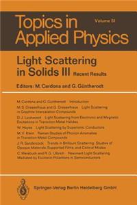 Light Scattering in Solids III