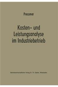 Kosten- Und Leistungsanalyse Im Industriebetrieb