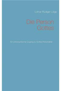 Person Gottes